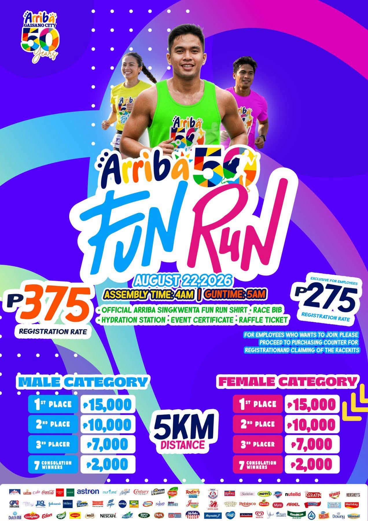 Arriba 50 Fun Run