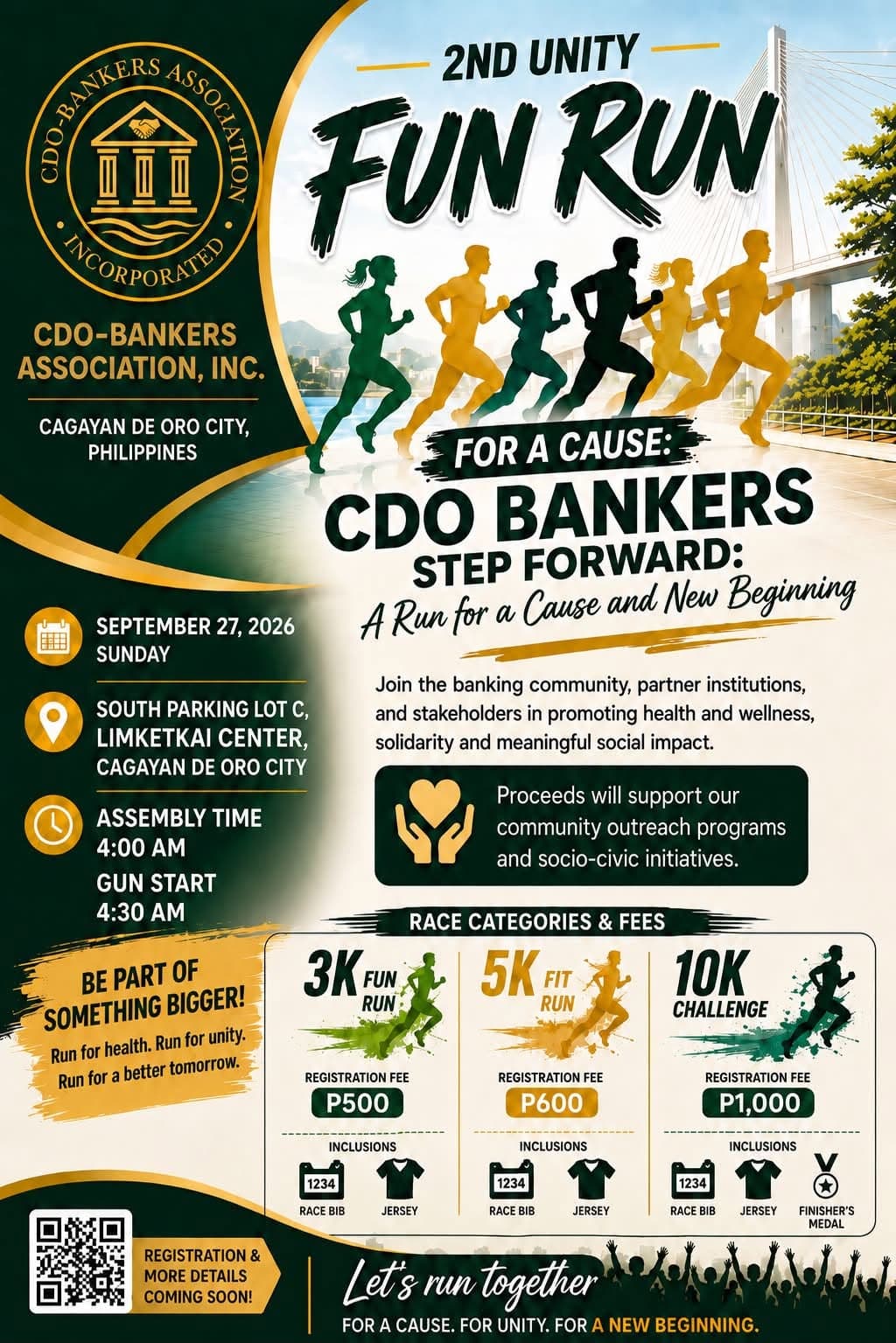 CDO BANKERS STEP FORWARD - 2ND UNITY RUN 2026