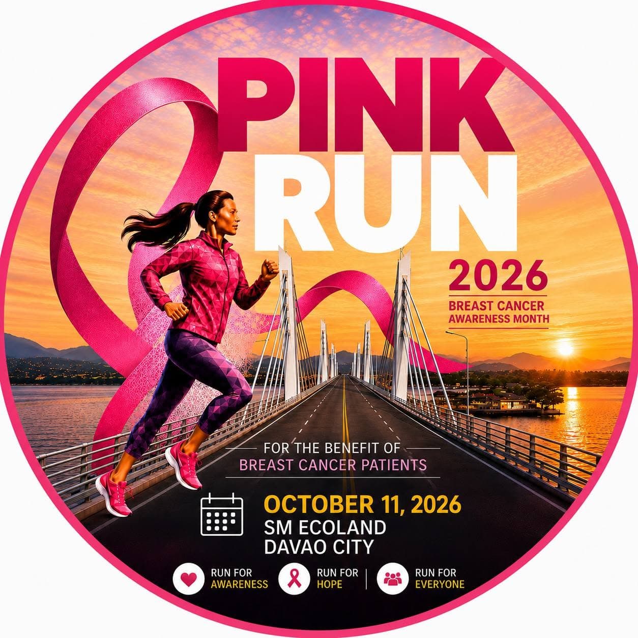 Pink Run Davao D'Feeting Breast Cancer